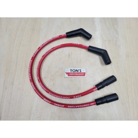 Ton's 10mm Ignition Spark Plug Wires EFI Harley H-D FLT FLHT FLHR FLTR 99-08 Red