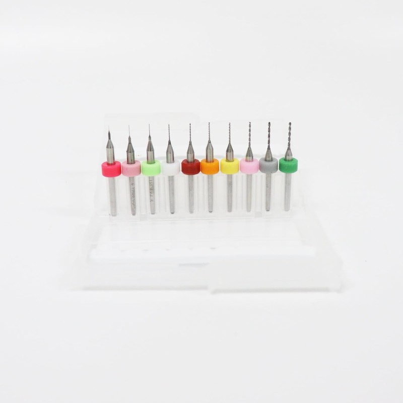 HOOWDAMY 0.1-1.0MM PCB Drill Bit, Ultra Fine Drill Bit, Micro