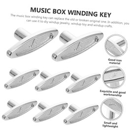 OHPHCALL Music Box Key Replacement 8 Pc Winding Keys for Music Box Accessories