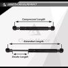 Unbranded 2Pcs 14.5" 61lb Gas Shocks Struts for Leer ARE