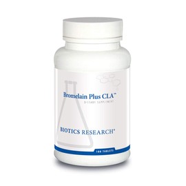 Biotics Research Bromelain Plus CLA Supplies Bromelain and Papain, Provides Supplemental Enzyme Support, Supports Muscular Comfort 100 Tablets