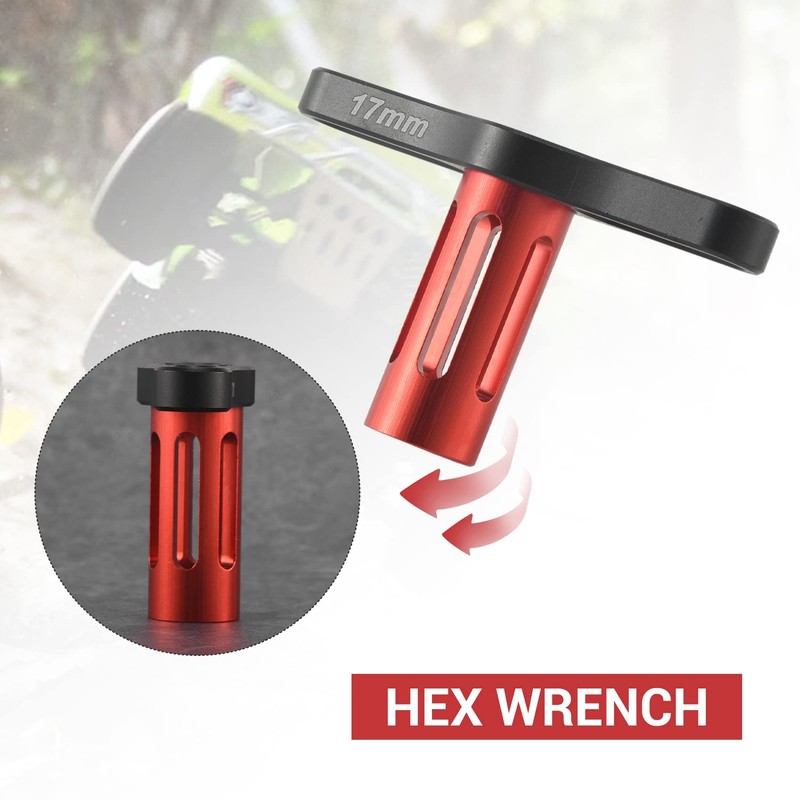 Tsudoku Metal 17 mm Wheel Nuts Hex Key Tool for