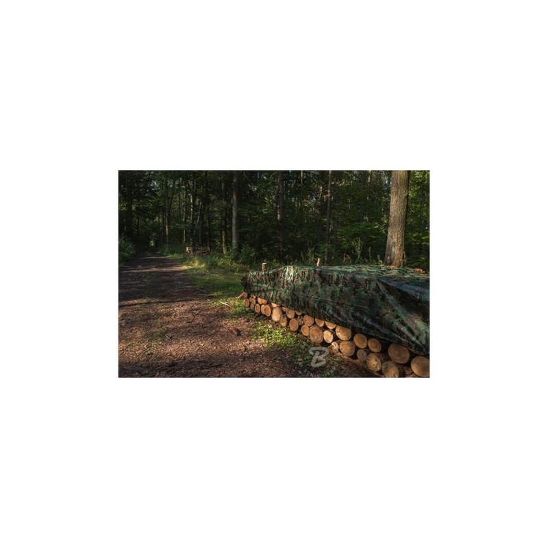 Tarp Parent Tarpaulin with Eyelets (3 x 3 m, Camo)