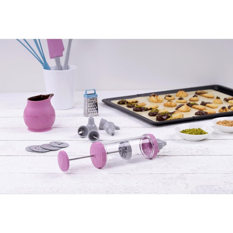 Zenker 44725 Garnierspritze mit 6 Tüllen