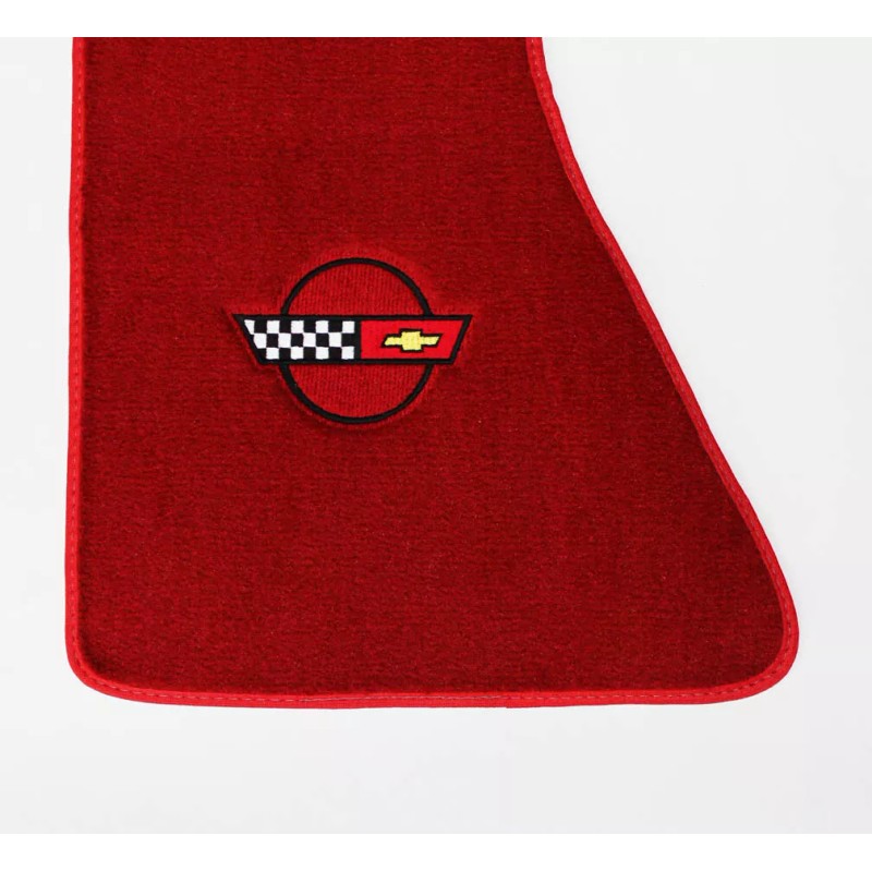 AFM NEW! Red Carpet Deck MAT 1984-1996 Corvette With Embroidered