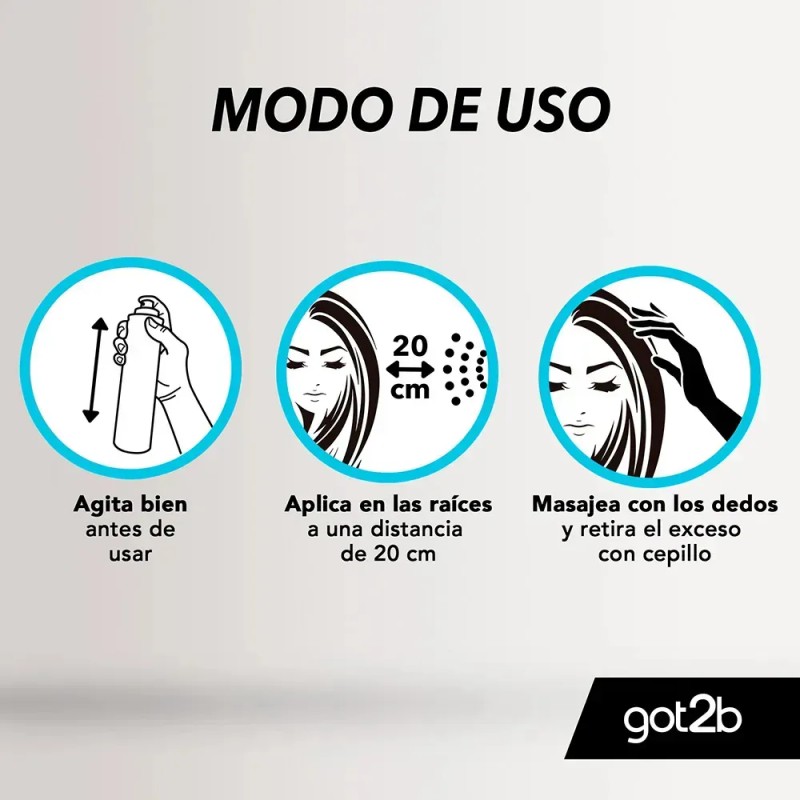 Shampoo en seco Got2b Extra Volume 200ml