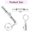 2 Pcs Mini Eyeglass Screwdriver Multifunction Hand Tool 3-in-1 Eyeglass
