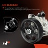 A-Premium Power Steering Pump, with 7 Groove Pulley, Compatible with