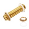 NAMIC Solid Brass Bulkhead Fitting, G3/4 Male Thread, 100 mm,