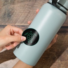 Die Cut Sticker Edisto Beach, South Carolina, Neon Turtle, Contour Vinyl Sticker 1 to 3 inches (Waterproof Decal for Cars, Water Bottles, Laptops, Coolers), Small