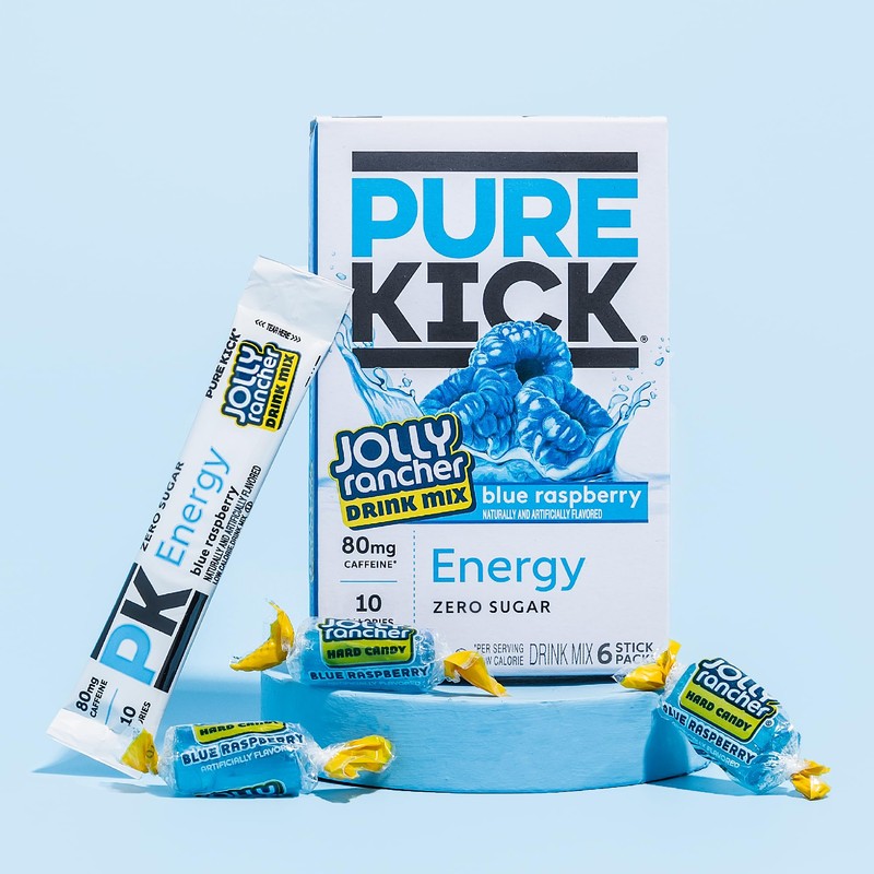 PURE KICK Energy Singles To Go Drink Mix, Jolly Rancher