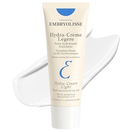 Embryolisse Hydra-Cream - Hidratante ligero, crema refrescante en gel con ácido hialurónico y extracto de lirio de agua blanca, para piel normal a mixta, 1.35 onzas líquidas