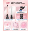 Rotating Curling Iron 1 Inch, Ceramic Automatic Curling Wand for