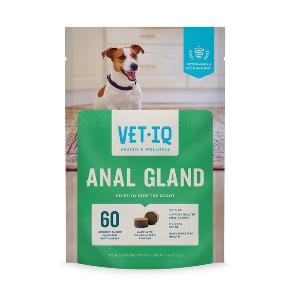 VETIQ VetIQ Anal Gland Probiotic & Digestion Supplement, Hickory Smoke
