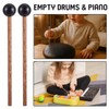 2Pairs Drum Mallets, 5.9-Inch Rubber Mallets Percussion, Children's Rubber Drumsticks,
