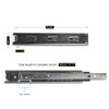 URBEST 2 Pairs 9" Full Extension Ball Bearing Telescopic Drawer