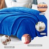 Exclusivo Mezcla Large Flannel Fleece Throw Blanket, 127x178 CM Sofa