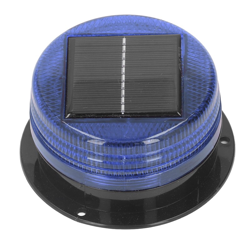 Solar Warning Strobe Light 6 High Brightness Bead Waterproof Construction