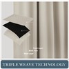 PONY DANCE Blackout Small Window Curtains - Thermal Insulated Curtains