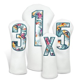 Tropics Club Head Cover - Premium Golf Club Protector - Headcover for Odyssey | Essential Golf Accessories for Men with Premium Club Protection | Funny Golf Accessories for Men