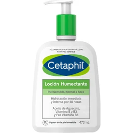 CETAPHIL Loción Humectante 1 pz 473 ml Hidratación Inmediata por 48 Horas Recomendada por Dermatólogos para Piel Sensible