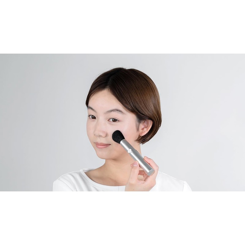 Kobako KAI PQ3047 Blush Brush (Slide) Portable Restoration Teak Brush