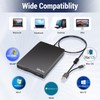 MthsTec - Disquete USB externo de 3,5 pulgadas USB y