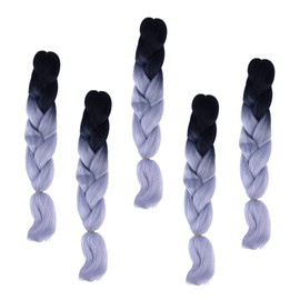 FOMIYES 5pcs African Braid Wig Braids Gradient Braid Hair Piece Fake Braid for Girls Fashionable for Parties Special Moments