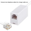 RFAdapter RJ11 Coupler, 2 Pack Telephone Phone Line Connector Coupler