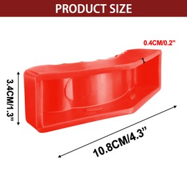 6Ton Jack Stand Rubber Pad Red Slotted Lift Pads For Axle Stand Floor Adapter Frame Rail Pinch Weld Protector Car Maintenance and Repairment
