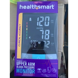 HealthSmart Premium Series Digital Upper Arm Blood Pressure Monitor In Black