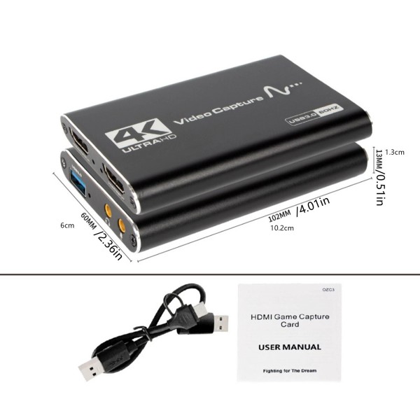 Universal HD 1080P 60Hz 4K Video Capture Card Zero Lag
