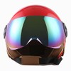 1STORM Motorcycle Scooter Bike Open FACE/Half FACE Helmet Classic RED