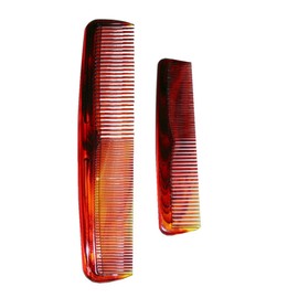 9004 Men's Comb Set 2-Piece 125 x 30 mm and 190 x 40 mm Brown
