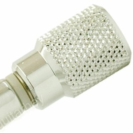 Hipshot NEW (6) Genuine Hipshot Industrial Knurled Tuner Buttons w/ Screws - NICKEL