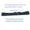 1Pcs Wheelchair Safety Strap Seat Belt Adjustable Universal Harness with