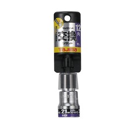 Tajima BS21AF-12K Bit Interchangeable Socket for Impact Drivers, 0.8 inches (12 mm), For Ivy Foam Ties 1 Piece