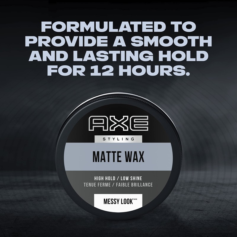 Axe Styling Messy Look Textured Matte Hairstyle Pomade Easy to