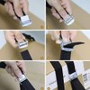 JTKREW 2 x 2 m lashing straps, zinc alloy snap