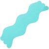 Ruiwaer 24pcs Wavy Pattern Blue Transparent Nonslip Stickers 1.3x18cm Anti