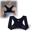 Shoulder straightening band, curled back, correct posture belt, shoulder protector Black XL