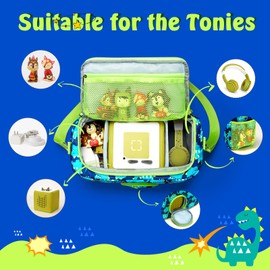 MaidMAX Portable Carrying Case Compatible with Tonies Kids Audio Player Starter Set and Tonies Figures Characters, Carrying Box for Boy Girl, for Tonies Audio Player, Headphones, Charging Station etc