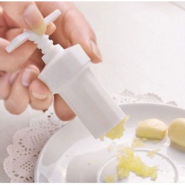 WOIWO 1 PCS Creative Spinning Garlic Puree Garlic Press Garlic Press Garlic Twister Plastic Kitchen Gadgets