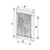 Air Vent Grill 190mm x 190mm with Adjustable Shutter and