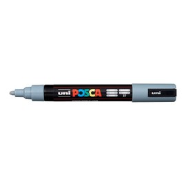 Posca Acrylic Paint Marker, PC-5M Medium tip, Grey (PX152769000)