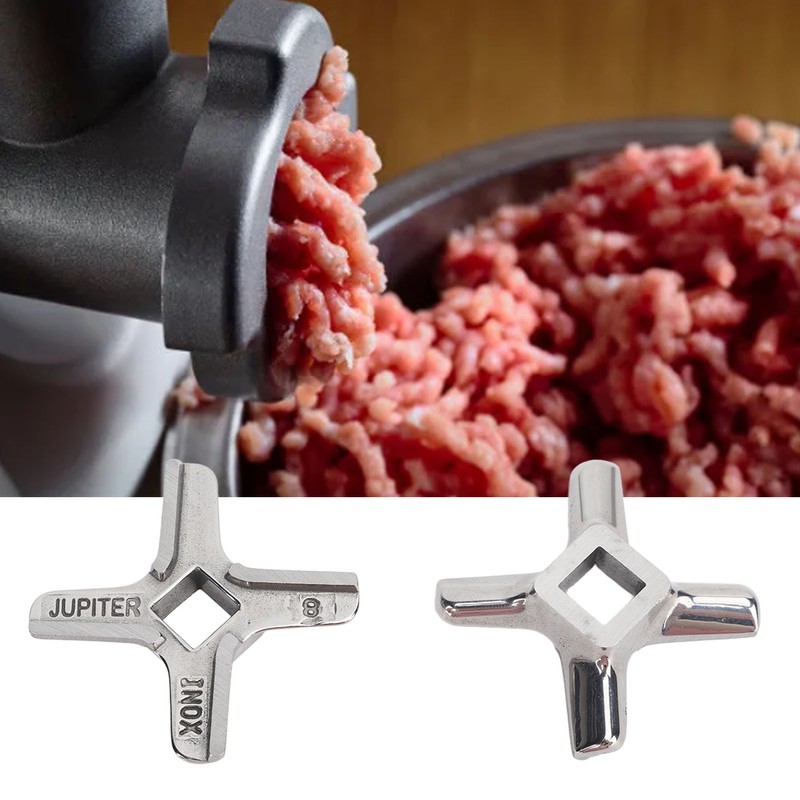 2PCS Meat Grinder Blade Knife Cutter Stainless Steel Easy Replacement