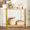Tajsoon 28.3" Entryway Table, 2-Tier Small Consle Table for Entryway,
