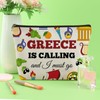 Greece Makeup Bag Travel Gifts for Her Best Friend Trip