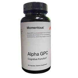 MomentousBrand Alpha GPC Capsules | 60 Capsules | Improve Muscle Function