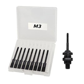 EROSHAK M3 Mandrel 10pcs(with Fixing Nut) Replacement Rod 9900S Air Hydraulic Rivet Nut Tool